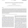 Optimal decision network with distributed representation
