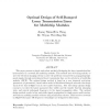 Optimal Design of Self-Damped Lossy Transmission Lines for Multichip Modules
