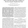 Optimal Downlink OFDMA Subcarrier, Rate, and Power Allocation with Linear Complexity to Maximize Ergodic Weighted-Sum Rates