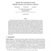 Optimal Flow Distribution Among Multiple Channels with Unknown Capacities 