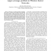 Optimal Observation Scheduling for connected target coverage problem in Wireless Sensor Networks