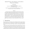 Optimal Penney Ante Strategy via Correlation Polynomial Identities