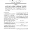 Optimal Portfolio Selection with Transaction Costs