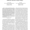 Optimal Routing Between Alternate Paths With Different Network Transit Delays