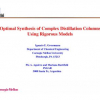 Optimal synthesis of complex distillation columns using rigorous models