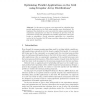 Optimising Parallel Applications on the Grid Using Irregular Array Distributions