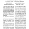 Optimization of Bacterial Strains with Variable-Sized Evolutionary Algorithms
