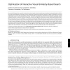 Optimization of interactive visual-similarity-based search