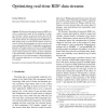 Optimizing real-time RDF data streams