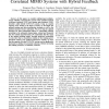 Optimizing Training-Based Transmission for Correlated MIMO Systems with Hybrid Feedback