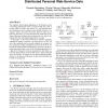 Organizing and sharing distributed personal web-service data