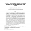 Overview of VideoCLEF 2008: Automatic Generation of Topic-Based Feeds for Dual Language Audio-Visual Content