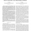 Packetostatics: deployment of massively dense sensor networks as an electrostatics problem