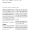 Pairwise Matching of 3D Fragments Using Cluster Trees