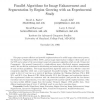 Parallel Algorithms for Image Enhancement and Segmentation by Region Growing with an Experimental Study