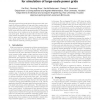 Parallel domain decomposition for simulation of large-scale power grids
