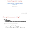 Parallel frequent set counting