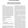 Parallel hierarchical cross entropy optimization for on-chip decap budgeting