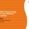 Parallel programming and code selection in fortress
