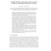 Parallel Solution of Irregular, Sparse Matrix Problems Using High Performance Fortran