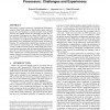 Parallelization of XPath queries using multi-core processors: challenges and experiences