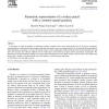 Parametric representation of a surface pencil with a common spatial geodesic