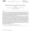 Parametric tabu-search for mixed integer programs