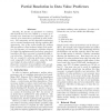 Partial Resolution in Data Value Predictors