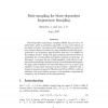 Path-sampling for state-dependent importance sampling