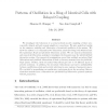 Patterns of oscillation in a Ring of Identical Cells with Delayed Coupling
