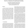 Peak Power Minimization Through Datapath Scheduling