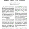 Peer2Schedule - an experimental peer-to-peer application to support present collaboration