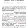 Peer-Assisted Caching for Scalable Media Streaming in Wireless Backhaul Networks
