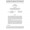 Perception of the Structure of the Physical World Using Unknown Multimodal Sensors and Effectors