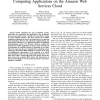 Performance Analysis of High Performance Computing Applications on the Amazon Web Services Cloud