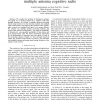 Performance Analysis of Primary User Detection in a Multiple Antenna Cognitive Radio