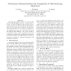 Performance Characterization and Comparison of Video Indexing Algorithms