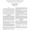 Performance evaluation of a new parallel preconditioner