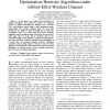 Performance Evaluation of Joint FEC and ARQ Optimization Heuristic Algorithms under Gilbert-Elliot Wireless Channel