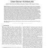 Performance of CORBA-Based Client-Server Architectures
