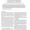 Performance Optimization Problem in Speculative Prefetching