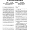 Perturbing numerical calculations for statistical analysis of floating-point program (in)stability