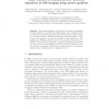 Phase Sensitive Reconstruction for Water/Fat Separation in MR Imaging Using Inverse Gradient