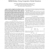 Physical layer algorithm and hardware verification of MIMO relays using cooperative partial detection