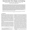 Plane-Based Optimization for 3D Object Reconstruction from Single Line Drawings
