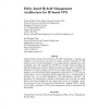 Policy-based hybrid management architecture for IP-based VPN
