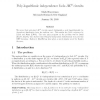 Poly-logarithmic Independence Fools AC0 Circuits