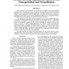 Portable Desktop Applications Based on P2P Transportation and Virtualization