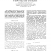 Post-stabilization for rigid body simulation with contact and constraints