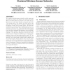 Power balanced coverage-time optimization for clustered wireless sensor networks